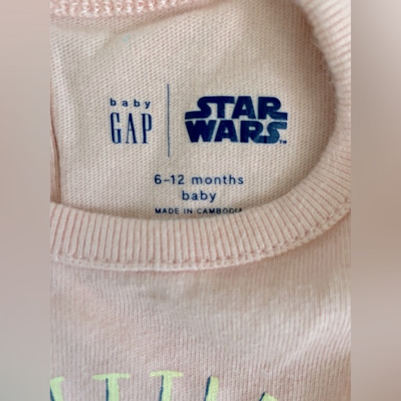 Cutest Little Rebel Baby Gap Star Wars Romper - Picture 3 of 3